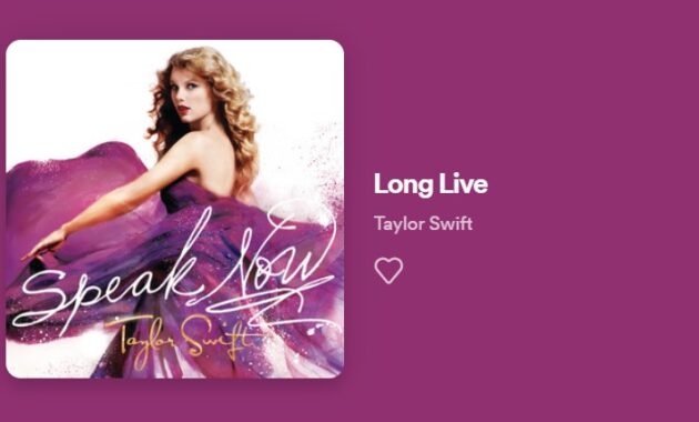 Song Lyrics Long Live Taylor Swift